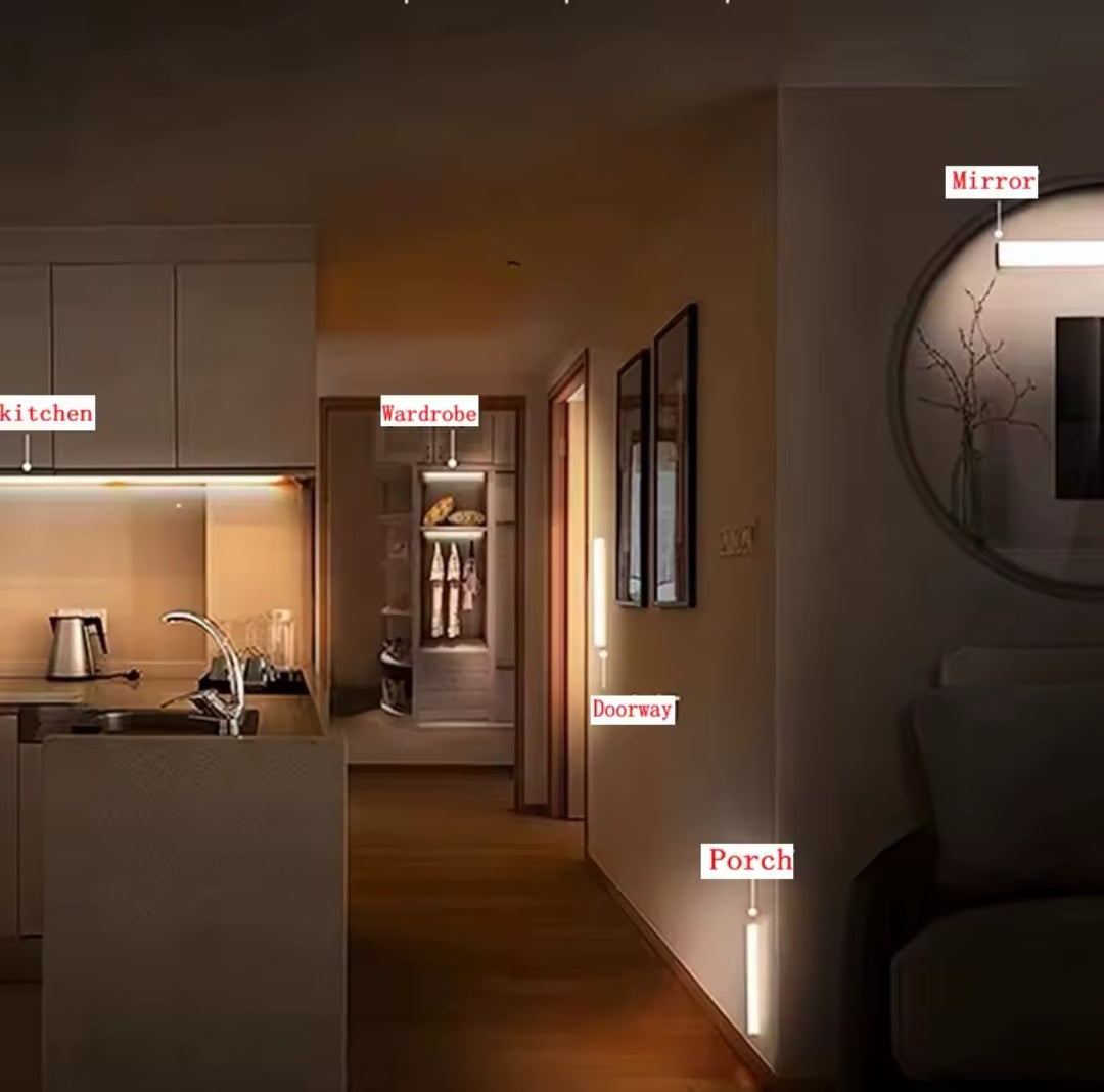 Wireless LED night light with motion sensor